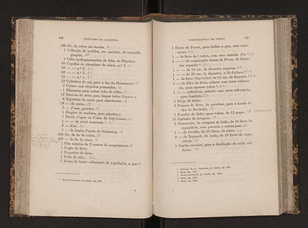 Annuario da Academia Polytechnica do Porto. A. 7 (1883-1884) / Ex. 2 73
