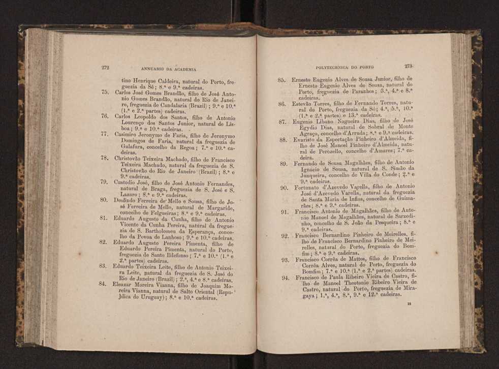 Annuario da Academia Polytechnica do Porto. A. 7 (1883-1884) / Ex. 2 138
