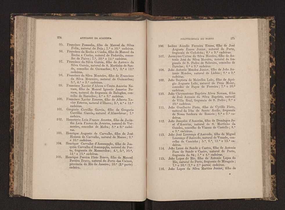 Annuario da Academia Polytechnica do Porto. A. 7 (1883-1884) / Ex. 2 139