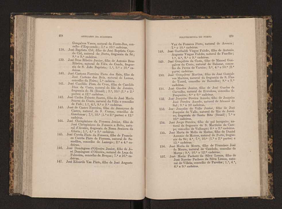 Annuario da Academia Polytechnica do Porto. A. 7 (1883-1884) / Ex. 2 141