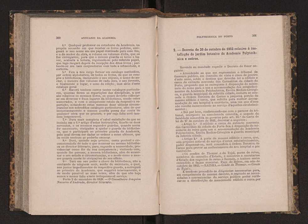 Annuario da Academia Polytechnica do Porto. A. 7 (1883-1884) / Ex. 2 152