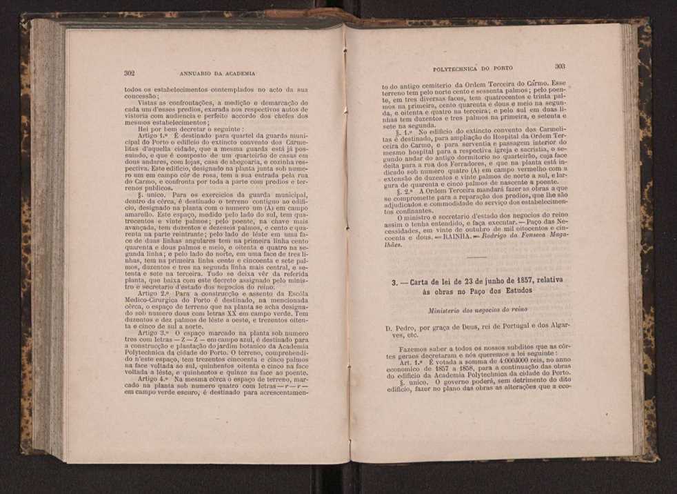 Annuario da Academia Polytechnica do Porto. A. 7 (1883-1884) / Ex. 2 153