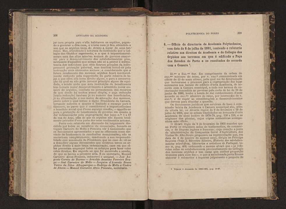 Annuario da Academia Polytechnica do Porto. A. 7 (1883-1884) / Ex. 2 156