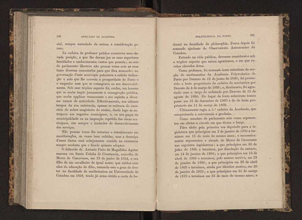 Annuario da Academia Polytechnica do Porto. A. 7 (1883-1884) / Ex. 2 169