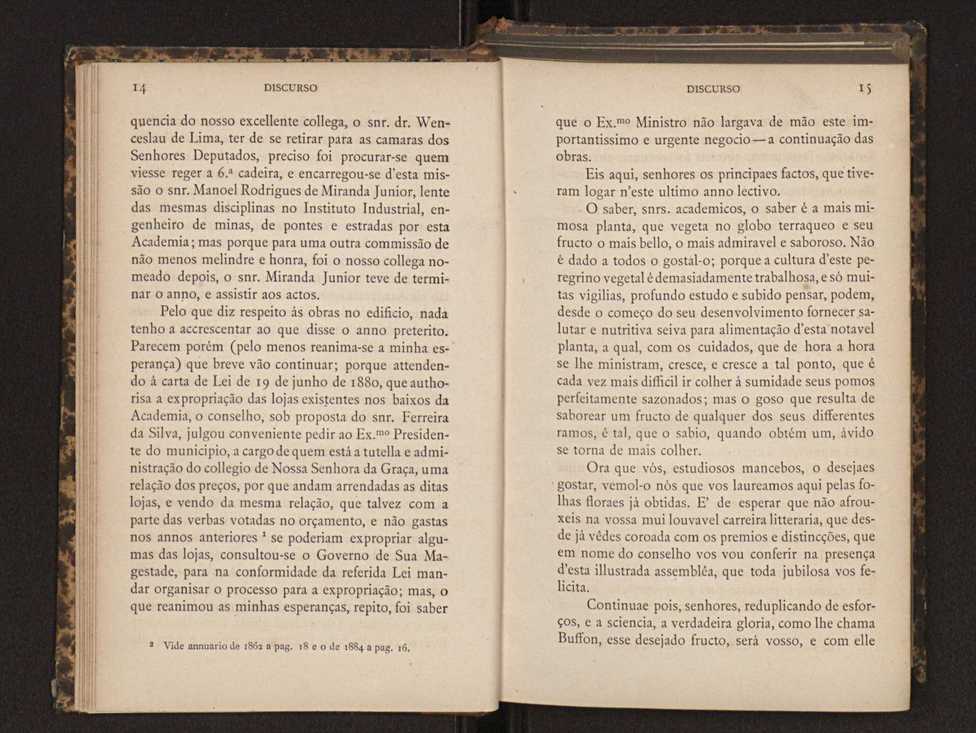 Annuario da Academia Polytechnica do Porto. A. 8 (1884-1885) / Ex. 2 9