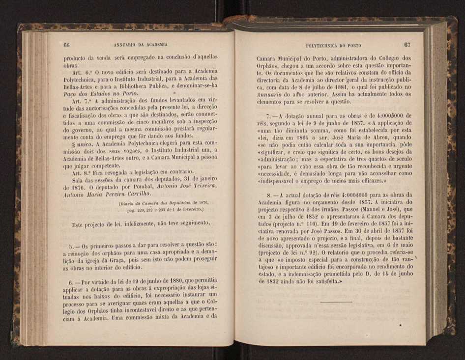 Annuario da Academia Polytechnica do Porto. A. 8 (1884-1885) / Ex. 2 36