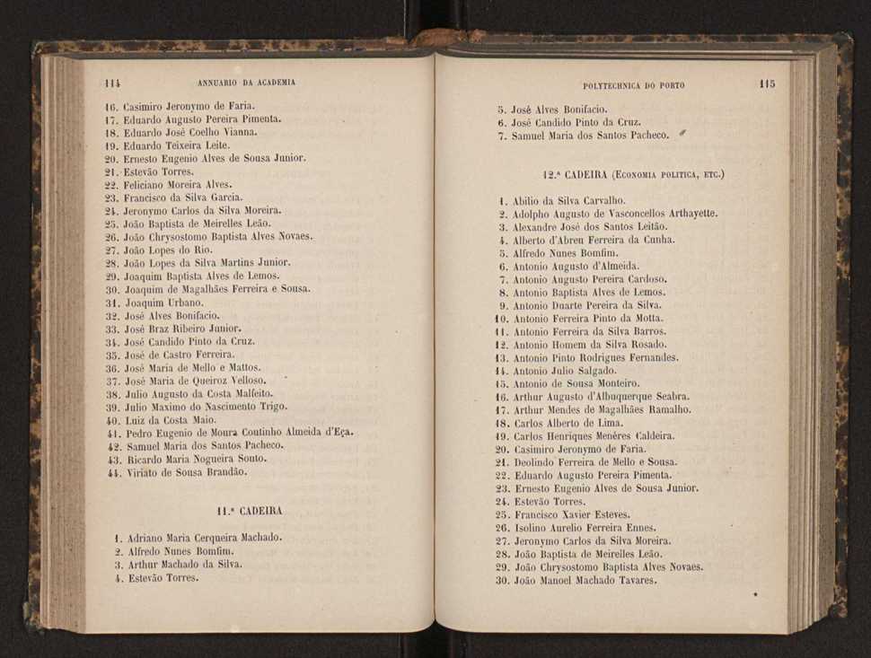 Annuario da Academia Polytechnica do Porto. A. 8 (1884-1885) / Ex. 2 60