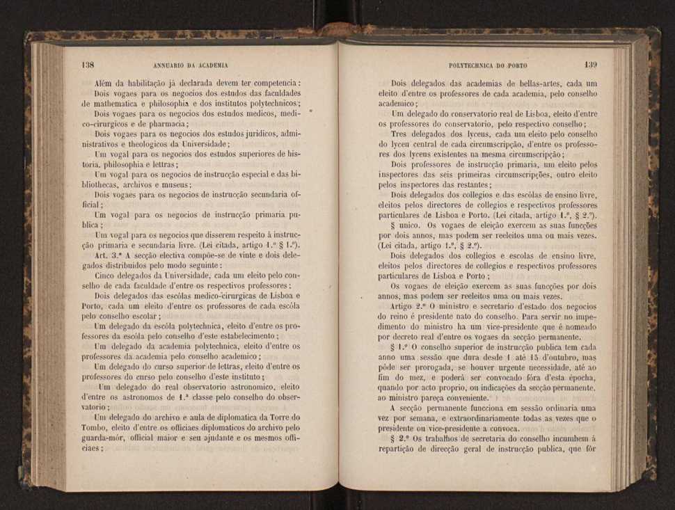 Annuario da Academia Polytechnica do Porto. A. 8 (1884-1885) / Ex. 2 72