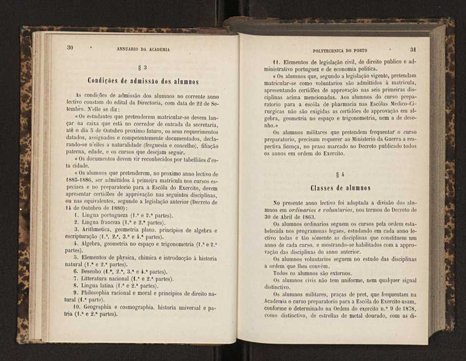Annuario da Academia Polytechnica do Porto. A. 9 (1885-1886) / Ex. 2 18