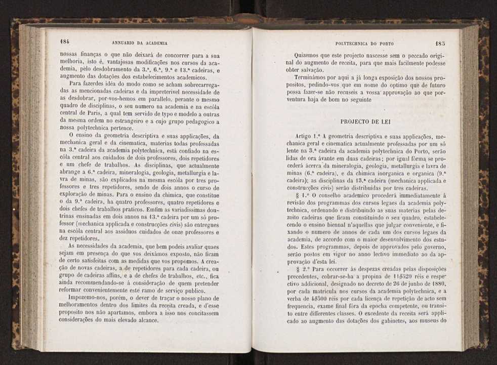 Annuario da Academia Polytechnica do Porto. A. 9 (1885-1886) / Ex. 2 95