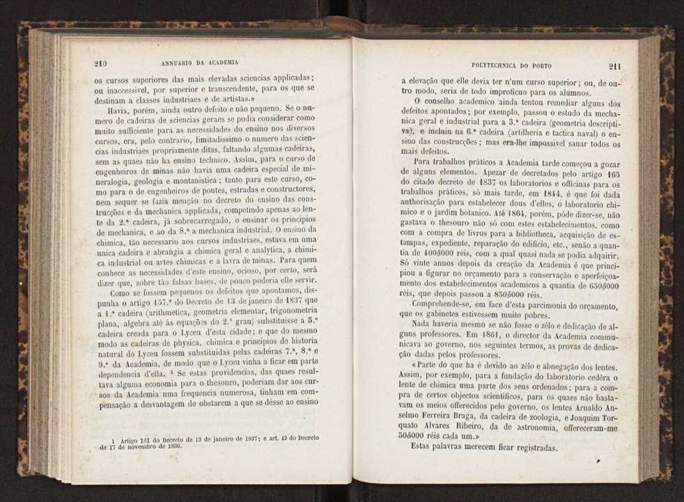 Annuario da Academia Polytechnica do Porto. A. 9 (1885-1886) / Ex. 2 108
