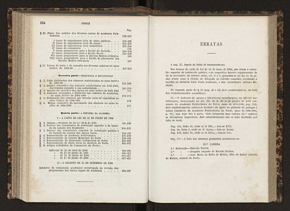 Annuario da Academia Polytechnica do Porto. A. 9 (1885-1886) / Ex. 2 120