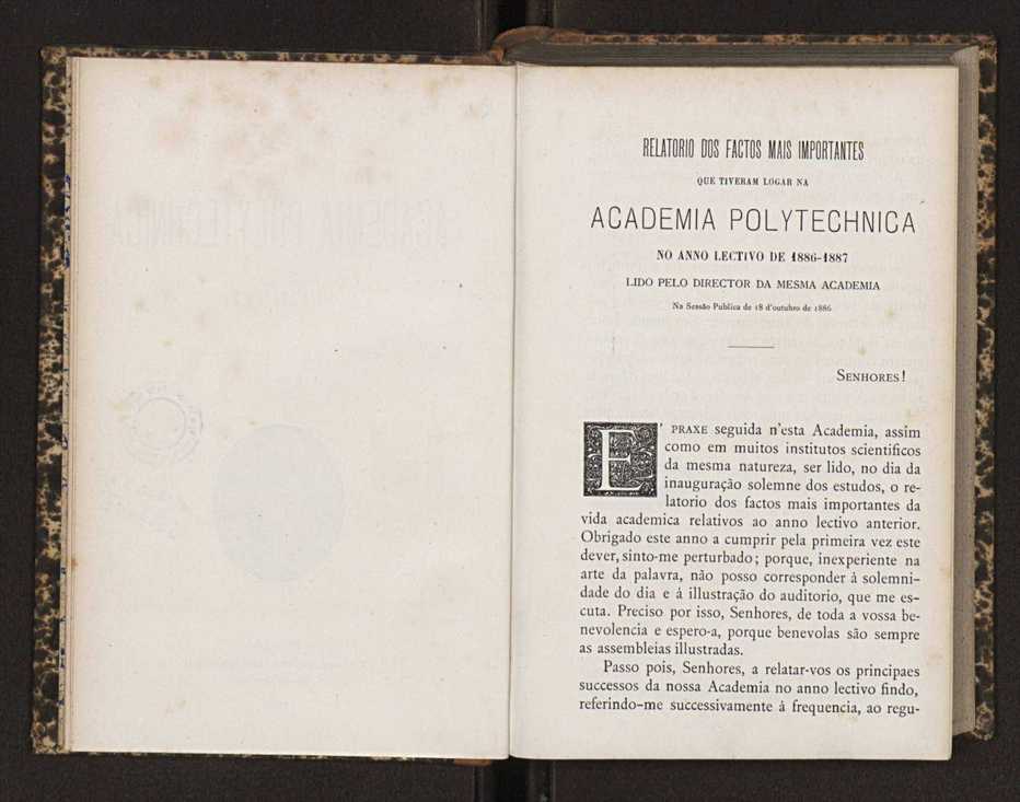 Annuario da Academia Polytechnica do Porto. A. 10 (1886-1887) / Ex. 2 5