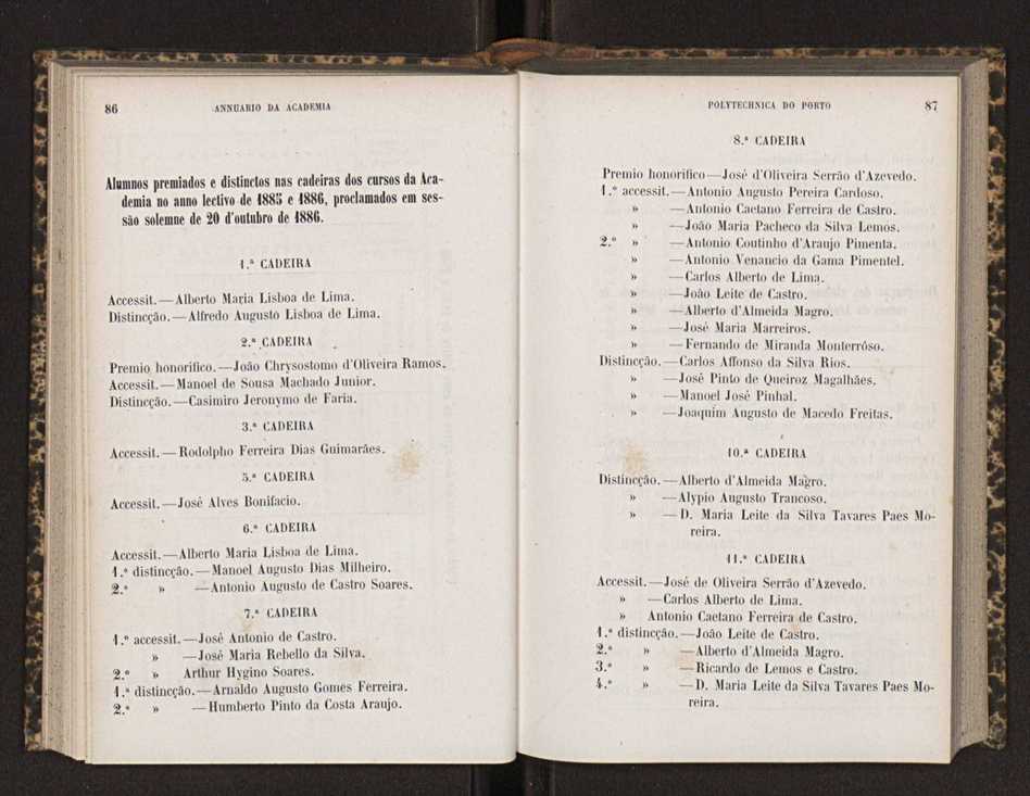 Annuario da Academia Polytechnica do Porto. A. 10 (1886-1887) / Ex. 2 46