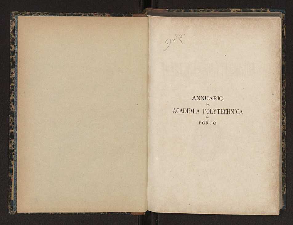 Annuario da Academia Polytechnica do Porto. A. 11 (1887-1888) / Ex. 2 2