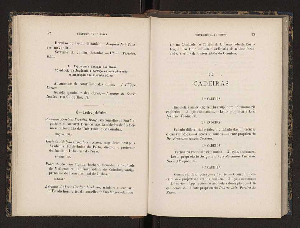 Annuario da Academia Polytechnica do Porto. A. 11 (1887-1888) / Ex. 2 14