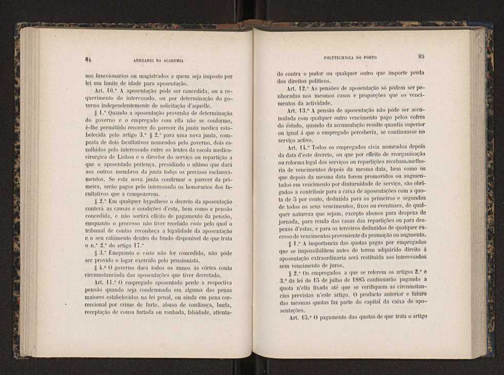 Annuario da Academia Polytechnica do Porto. A. 11 (1887-1888) / Ex. 2 45