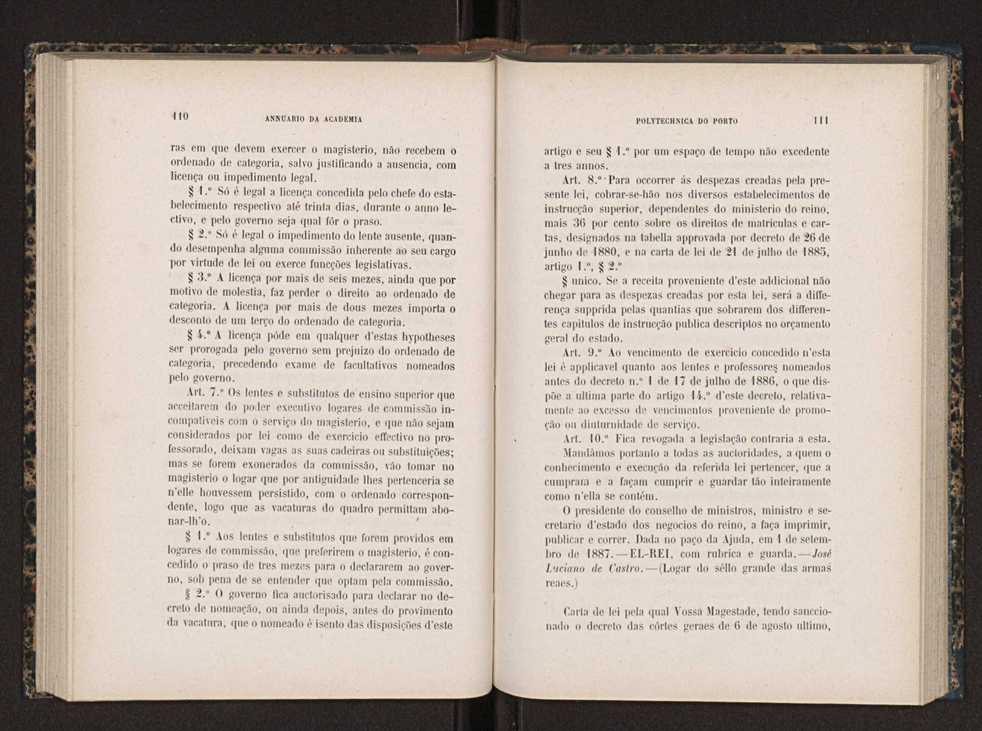 Annuario da Academia Polytechnica do Porto. A. 11 (1887-1888) / Ex. 2 58