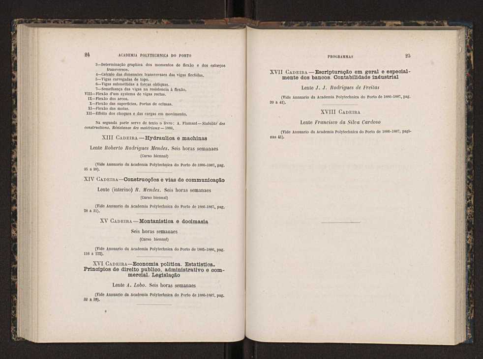 Annuario da Academia Polytechnica do Porto. A. 11 (1887-1888) / Ex. 2 74