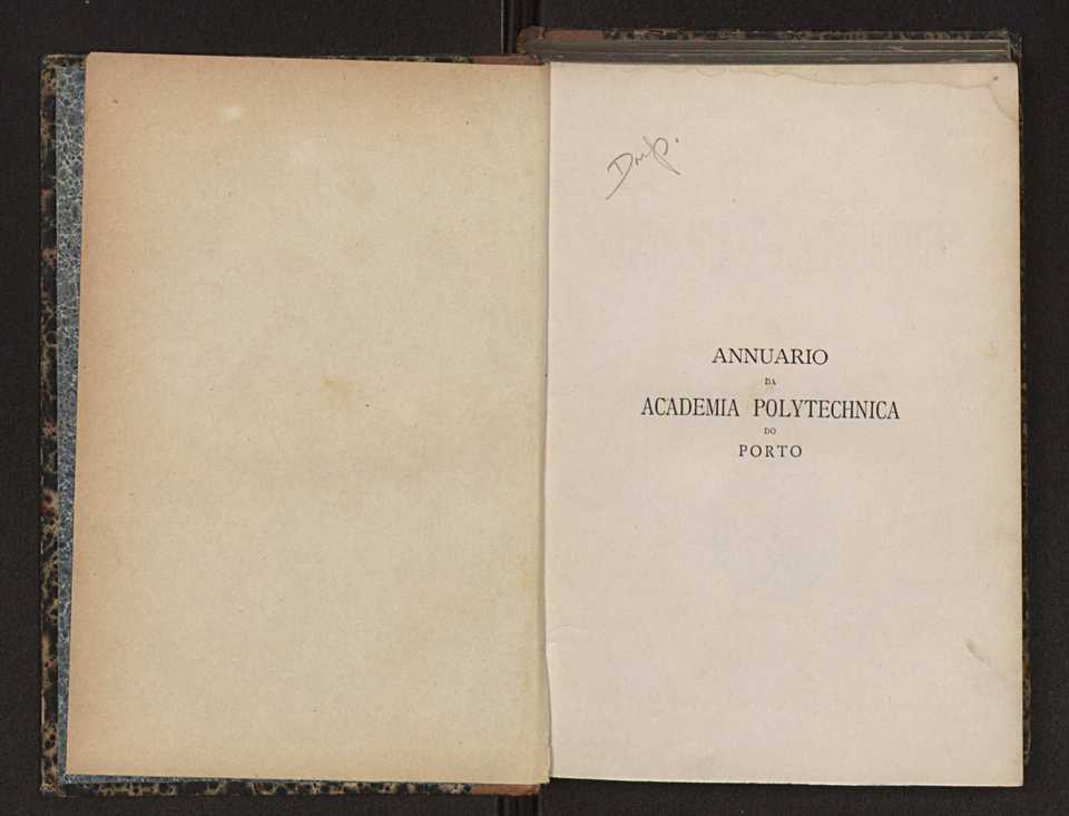 Annuario da Academia Polytechnica do Porto. A. 12 (1888-1889) / Ex. 2 2