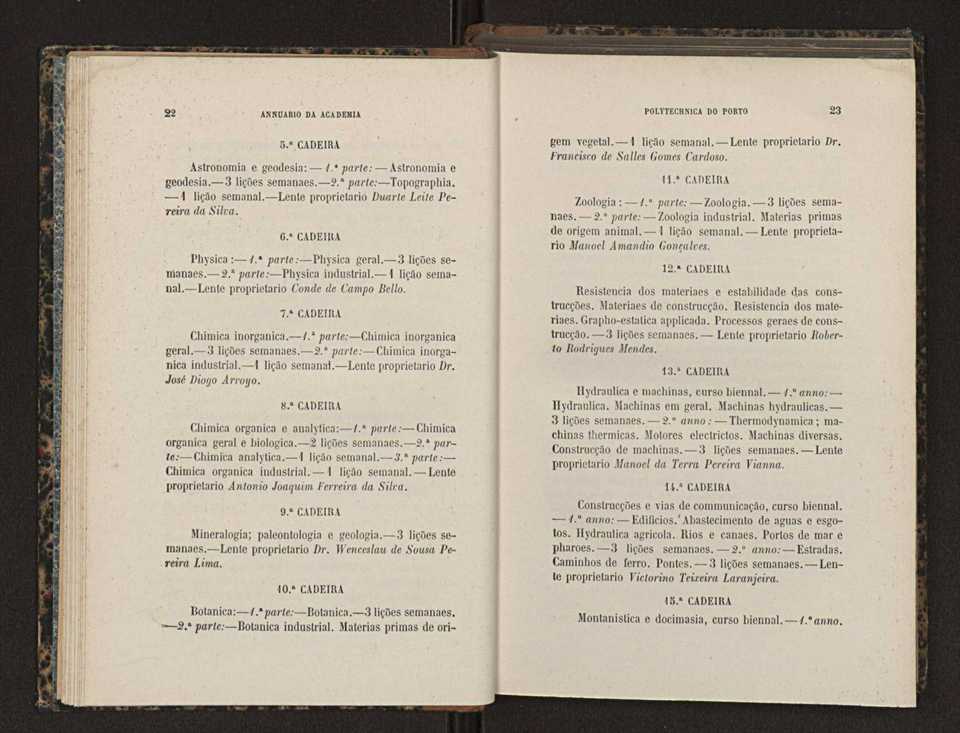 Annuario da Academia Polytechnica do Porto. A. 12 (1888-1889) / Ex. 2 13