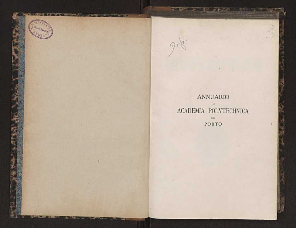 Annuario da Academia Polytechnica do Porto. A. 13 (1889-1890) / Ex. 2 2