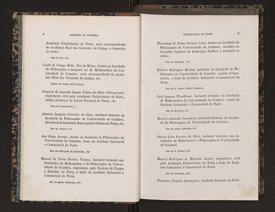 Annuario da Academia Polytechnica do Porto. A. 13 (1889-1890) / Ex. 2 6