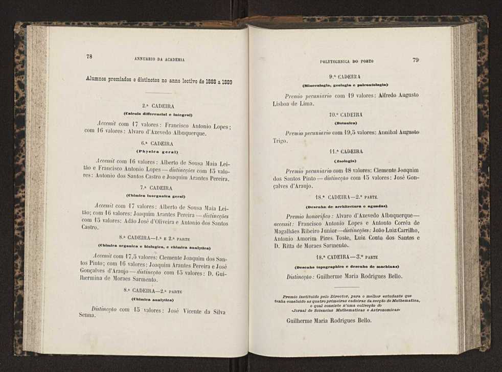 Annuario da Academia Polytechnica do Porto. A. 13 (1889-1890) / Ex. 2 41