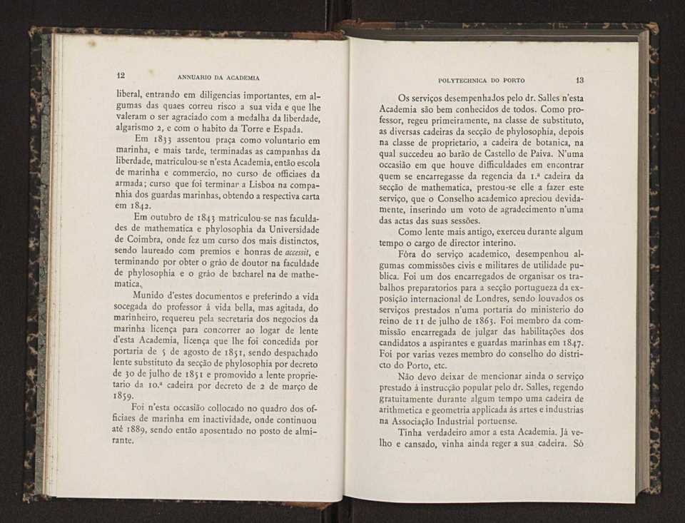 Annuario da Academia Polytechnica do Porto. A. 14 (1890-1891) / Ex. 2 10