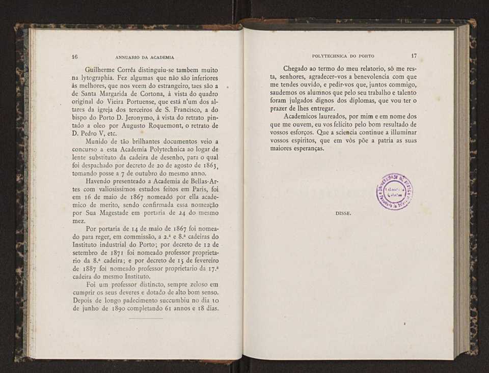 Annuario da Academia Polytechnica do Porto. A. 14 (1890-1891) / Ex. 2 12