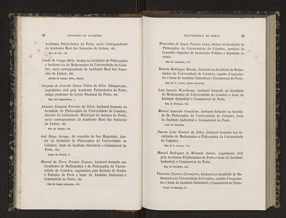 Annuario da Academia Polytechnica do Porto. A. 14 (1890-1891) / Ex. 2 15