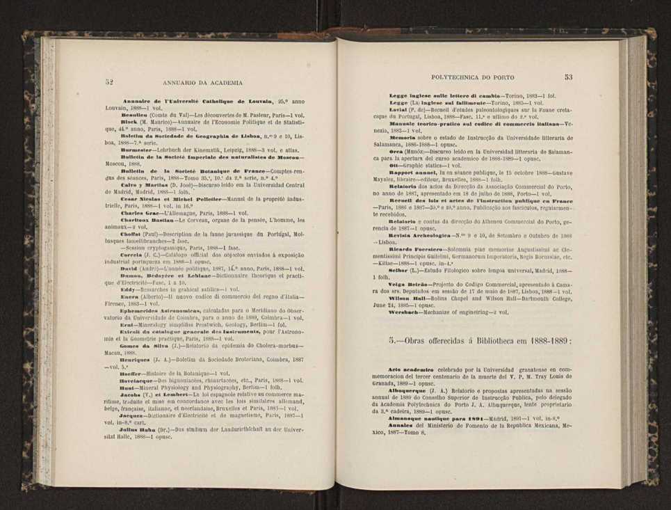Annuario da Academia Polytechnica do Porto. A. 14 (1890-1891) / Ex. 2 30