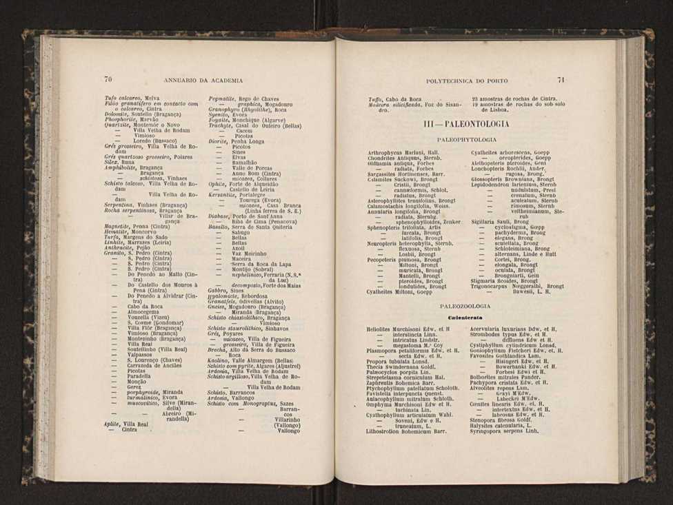 Annuario da Academia Polytechnica do Porto. A. 14 (1890-1891) / Ex. 2 39