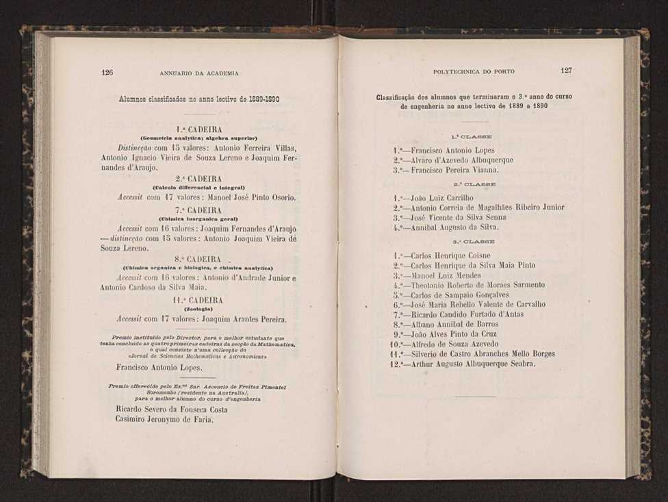 Annuario da Academia Polytechnica do Porto. A. 14 (1890-1891) / Ex. 2 67
