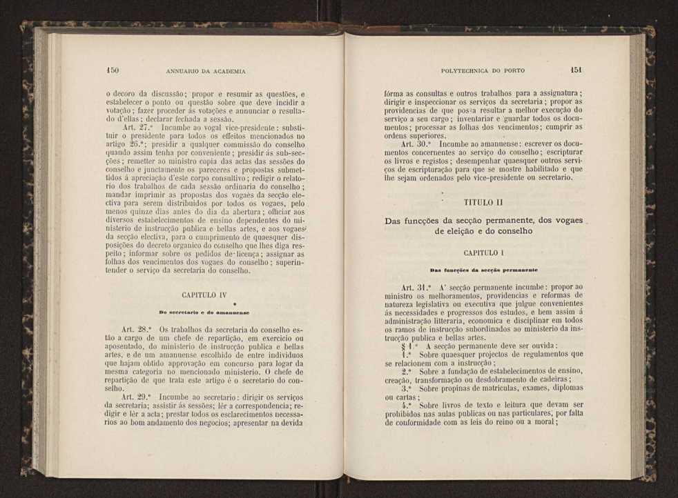 Annuario da Academia Polytechnica do Porto. A. 14 (1890-1891) / Ex. 2 80