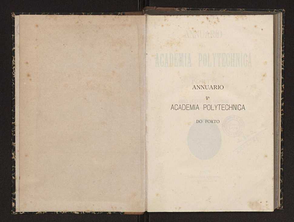 Annuario da Academia Polytechnica do Porto. A. 15 (1891-1892) / Ex. 2 3
