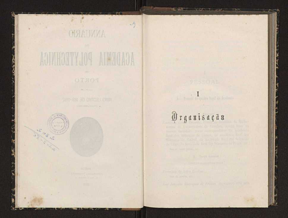Annuario da Academia Polytechnica do Porto. A. 15 (1891-1892) / Ex. 2 5