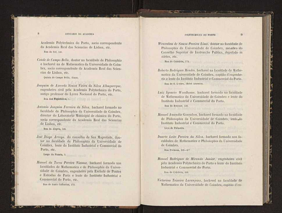 Annuario da Academia Polytechnica do Porto. A. 15 (1891-1892) / Ex. 2 7