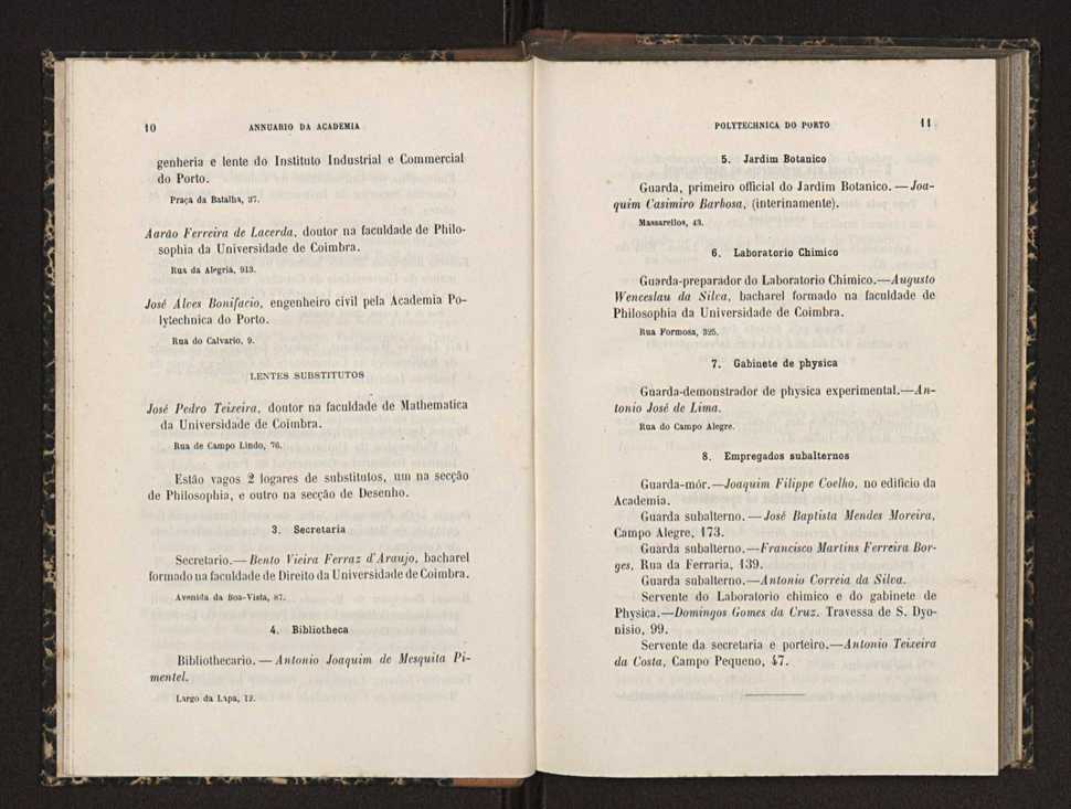 Annuario da Academia Polytechnica do Porto. A. 15 (1891-1892) / Ex. 2 8