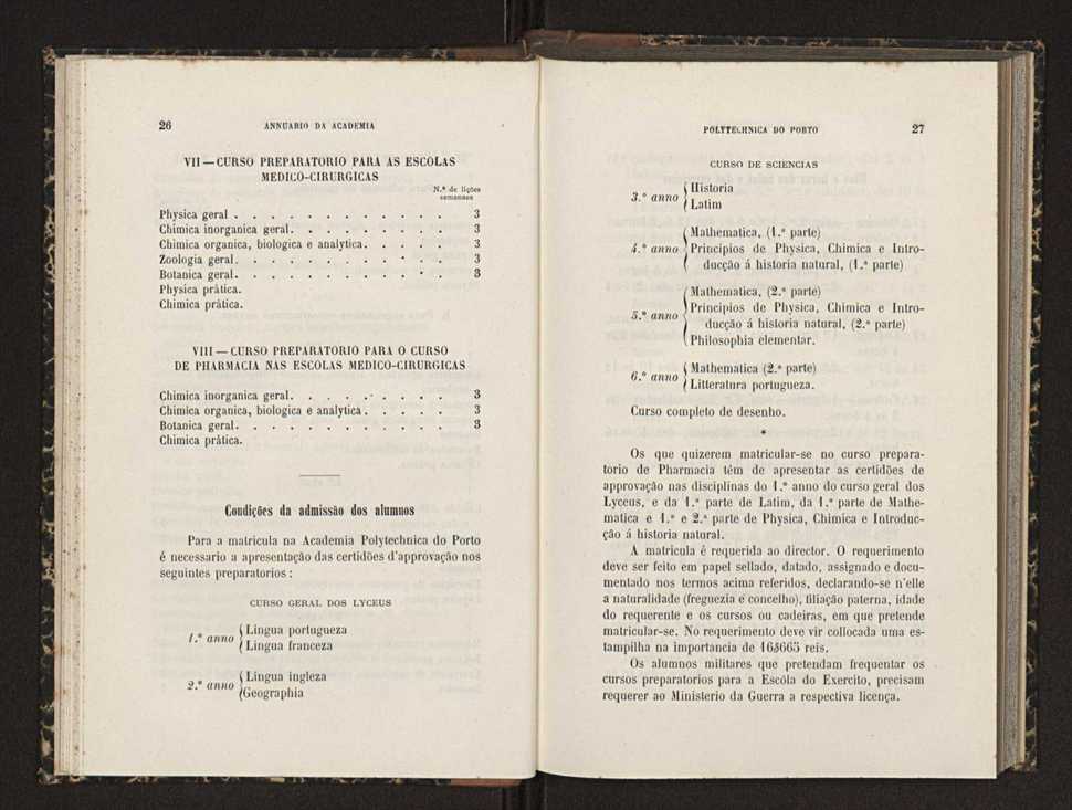 Annuario da Academia Polytechnica do Porto. A. 15 (1891-1892) / Ex. 2 16