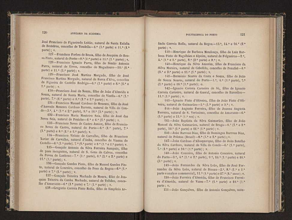 Annuario da Academia Polytechnica do Porto. A. 15 (1891-1892) / Ex. 2 63