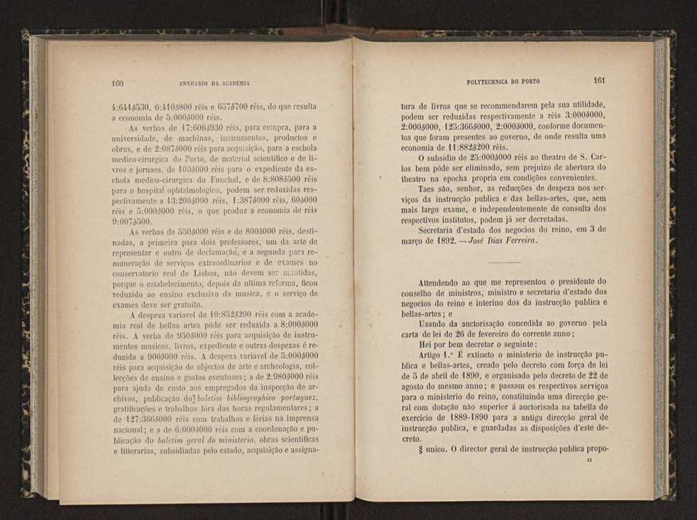 Annuario da Academia Polytechnica do Porto. A. 15 (1891-1892) / Ex. 2 84