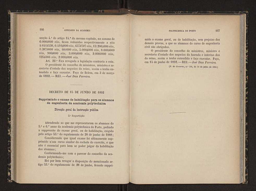 Annuario da Academia Polytechnica do Porto. A. 15 (1891-1892) / Ex. 2 87