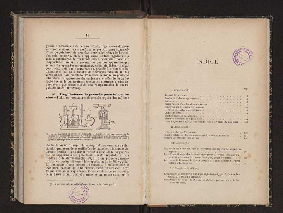 Annuario da Academia Polytechnica do Porto. A. 15 (1891-1892) / Ex. 2 138