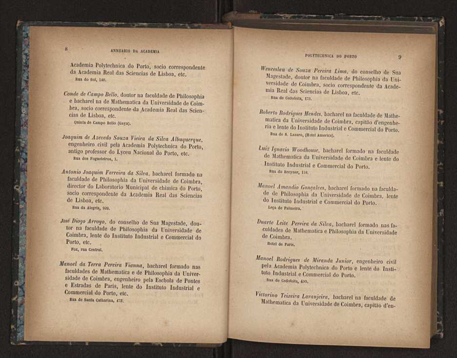 Annuario da Academia Polytechnica do Porto. A. 16 (1892-1893) / Ex. 2 6