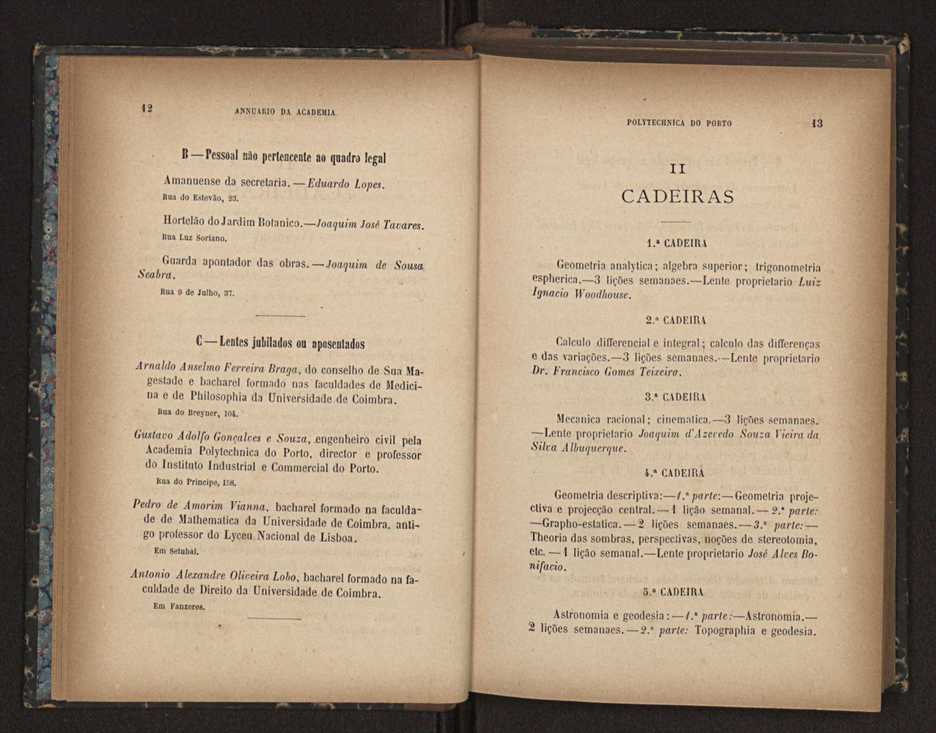 Annuario da Academia Polytechnica do Porto. A. 16 (1892-1893) / Ex. 2 8