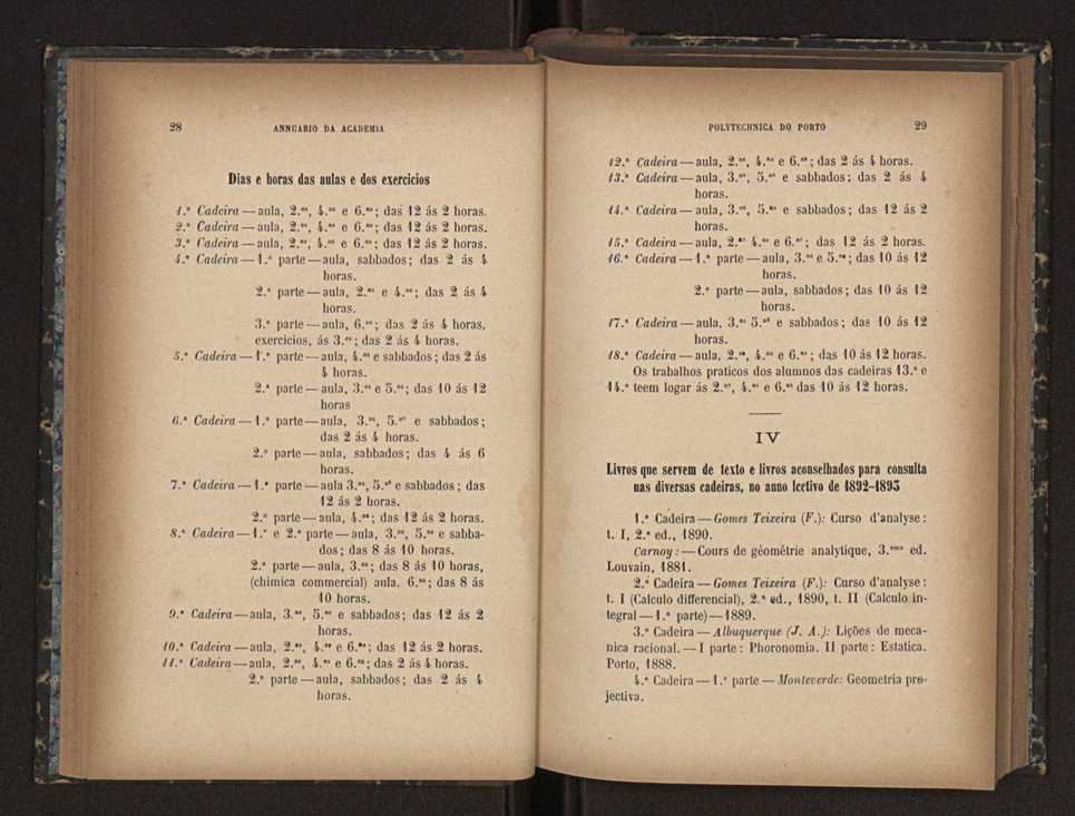 Annuario da Academia Polytechnica do Porto. A. 16 (1892-1893) / Ex. 2 16