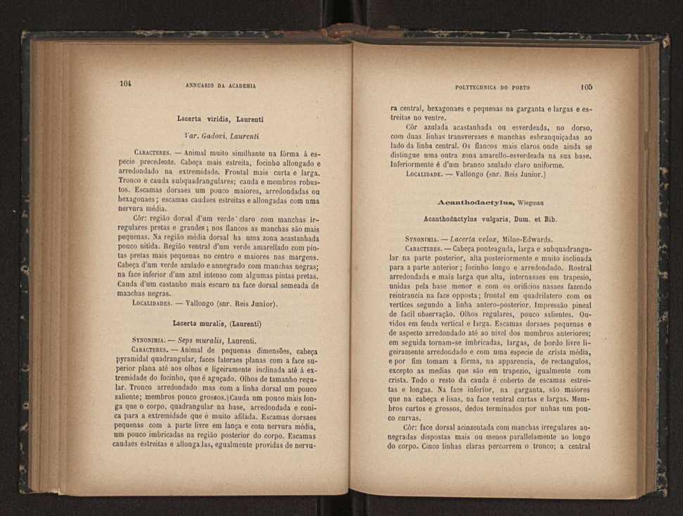 Annuario da Academia Polytechnica do Porto. A. 16 (1892-1893) / Ex. 2 54