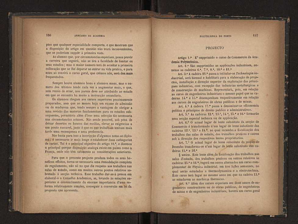 Annuario da Academia Polytechnica do Porto. A. 16 (1892-1893) / Ex. 2 82