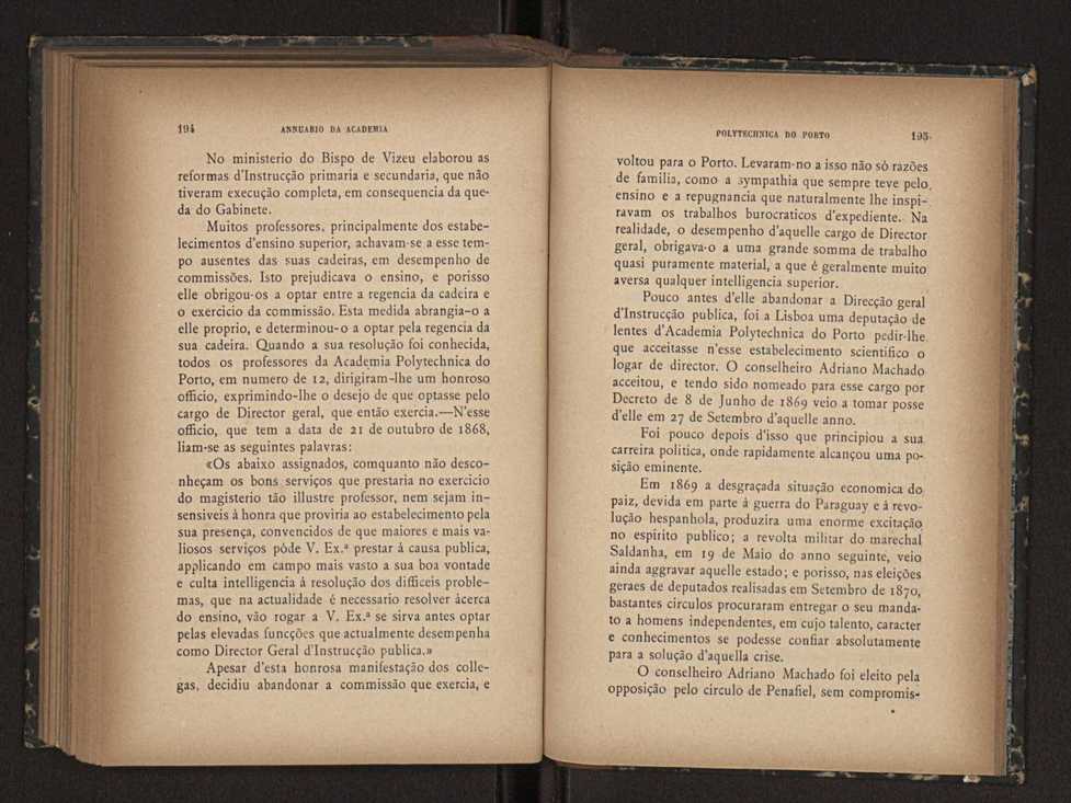 Annuario da Academia Polytechnica do Porto. A. 16 (1892-1893) / Ex. 2 101